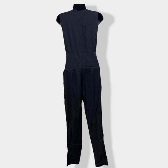 INTERLUD Black Studded‎ Sleeveless Jumpsuit - Picture 6 of 7